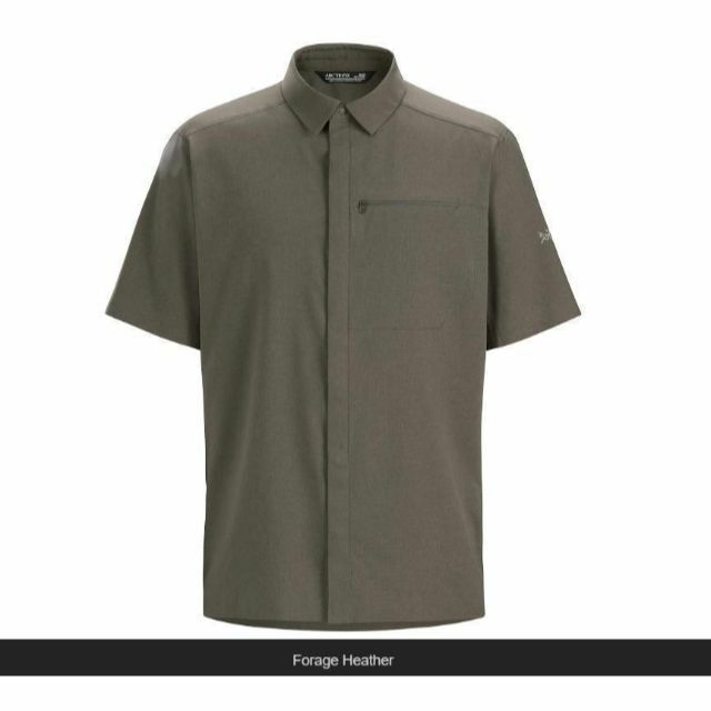 ARC'TERYX(アークテリクス)の新品 アークテリクス スカイラインシャツ メランジ  Lサイズ Forage メンズのトップス(Tシャツ/カットソー(半袖/袖なし))の商品写真