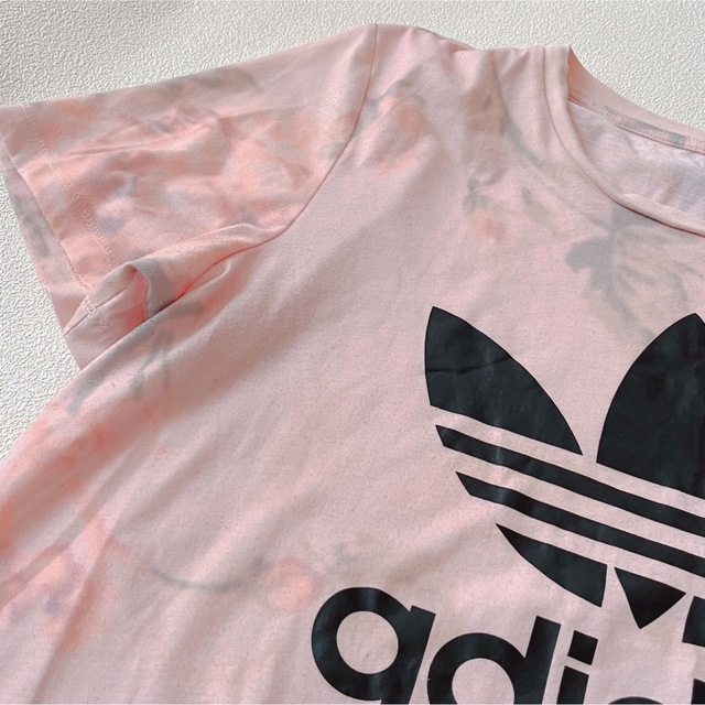 adidas(アディダス)のadidas アディダス　レディース　Ｔシャツ　花柄　ピンク レディースのトップス(Tシャツ(半袖/袖なし))の商品写真