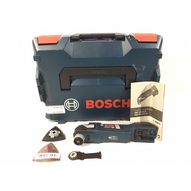 BOSCH(ボッシュ)の☆未使用品コメント必読☆BOSCH ボッシュ 18V コードレスマルチツール GMF18V-28 本体＋ケース付 充電式 カットソー 切削 72985 自動車/バイクのバイク(工具)の商品写真