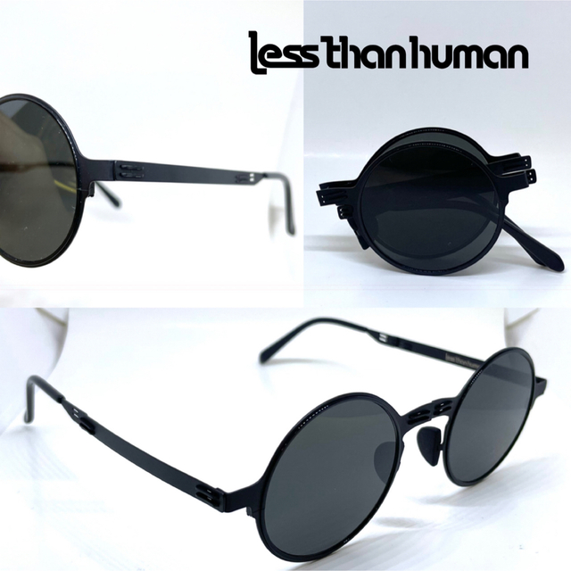 LESS THAN HUMAN(レスザンヒューマン)のless than human レスザンヒューマン サングラス JFK 01 メンズのファッション小物(サングラス/メガネ)の商品写真