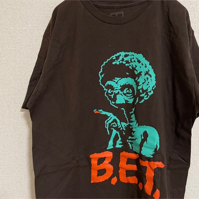 447【美品】US ヴィンテージ 古着 B.E.T.  妖怪 Tシャツ 半袖 メンズのトップス(Tシャツ/カットソー(半袖/袖なし))の商品写真