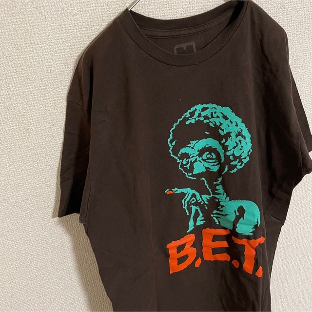 447【美品】US ヴィンテージ 古着 B.E.T.  妖怪 Tシャツ 半袖 メンズのトップス(Tシャツ/カットソー(半袖/袖なし))の商品写真