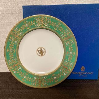 ウェッジウッド(WEDGWOOD)のウェッジウッド　アストバリー　グリーン　ディナープレート　27.5cm(食器)