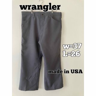 ラングラー(Wrangler)のwrangler ランチャーパンツ　フレアパンツ　スラックス　USA製(その他)