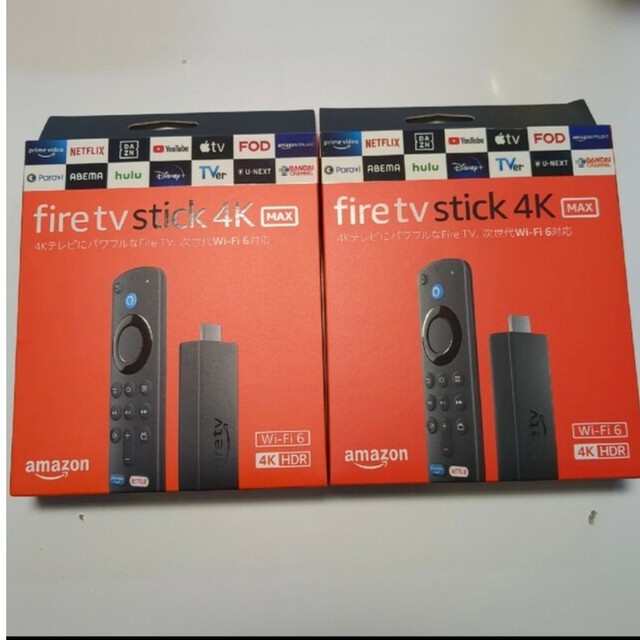 2台セット　新品　未使用　未開封　Fire TV Stick 4K Max スマホ/家電/カメラのテレビ/映像機器(テレビ)の商品写真