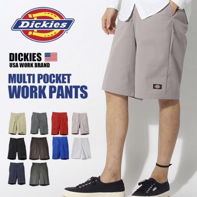 Dickies(ディッキーズ)のディッキーズ ハーフパンツ メンズ マルチポケットワークショーツ レディースのパンツ(ハーフパンツ)の商品写真