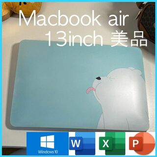 アップル(Apple)のMacbook air, office2021, 13inch シルバー(ノートPC)