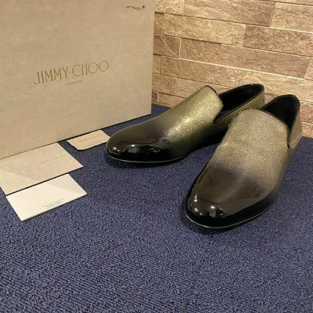 箱付き 美品 JIMMY CHOO ジミーチュウ シューズ 高級 メンズ 靴靴/シューズ