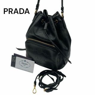 プラダ(PRADA)のボニー❥︎ 様専用　プラダ　デュエット　レザーショルダーバッグ　2way巾着(ショルダーバッグ)