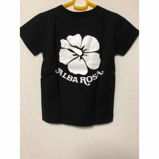 アルバローザ　Tシャツ　平成　ギャル　ハイビスカス　黒　ブラック　緑　グリーン