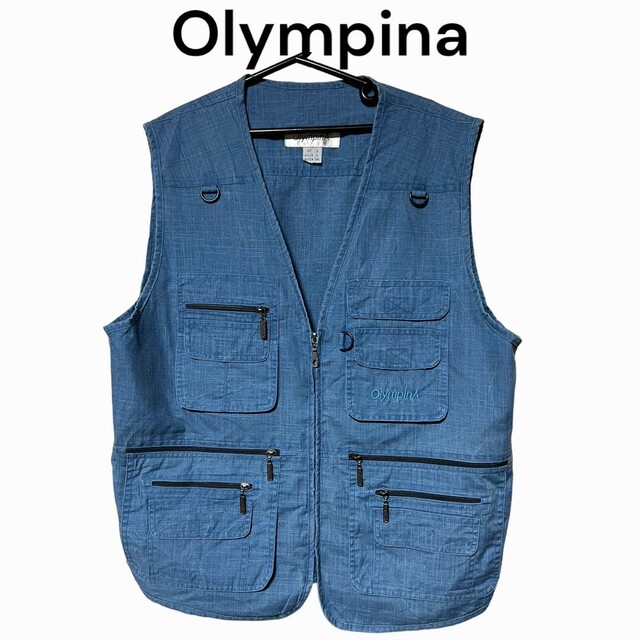 Olympia フィッシングベスト ハンティングベスト 多機能 マルチ