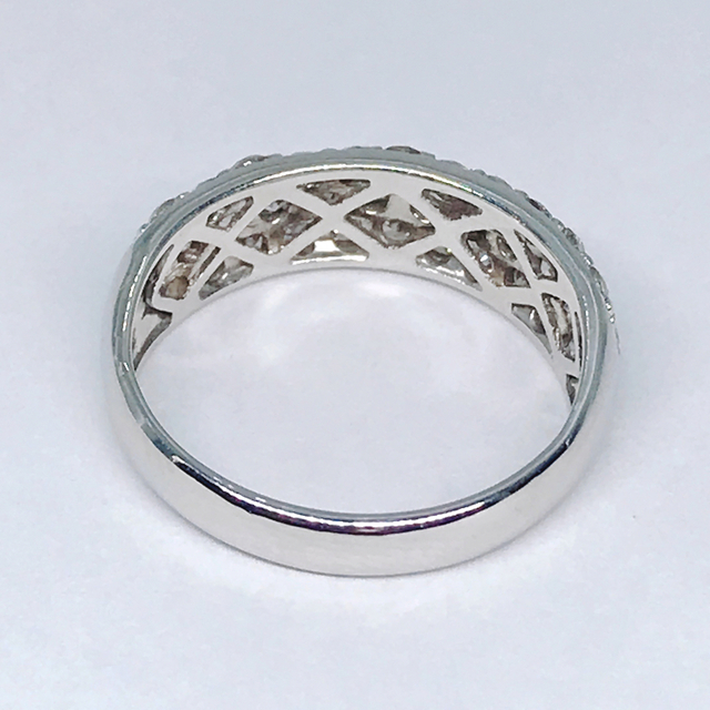 1.00ct 天然ピンクダイヤモンド 1ct パヴェ リング PT900 希少 レディースのアクセサリー(リング(指輪))の商品写真