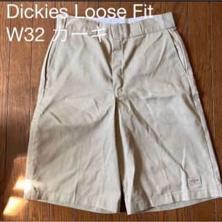 ディッキーズ(Dickies)のused Dickies Loose Fit  ワークハーフパンツ W32カーキ(ショートパンツ)