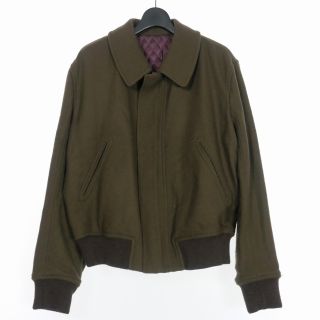 ハイダーアッカーマン(Haider Ackermann)のハイダーアッカーマン ジップアップ ウール ボンバージャケット 長袖 緑(その他)