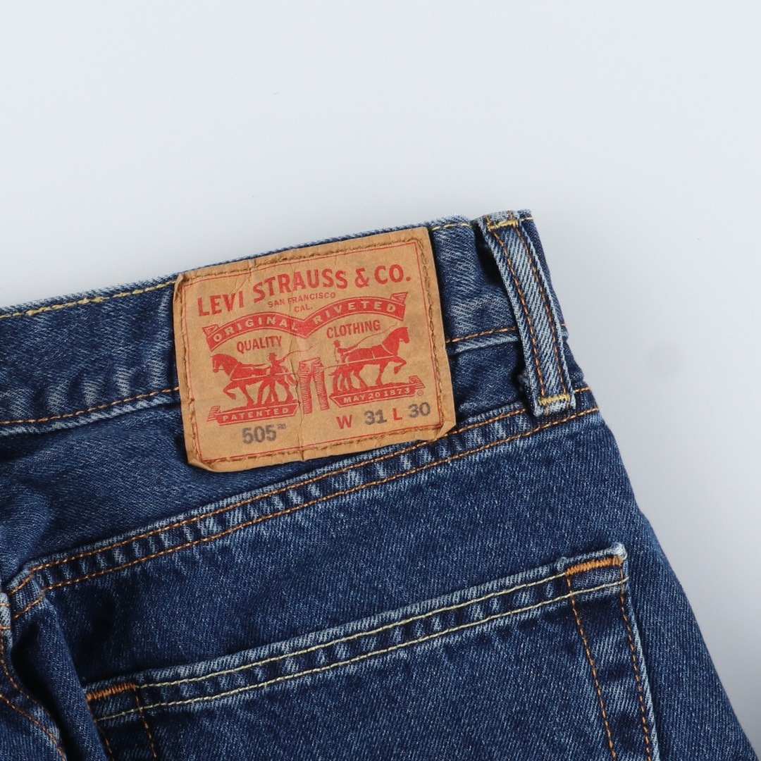 Levi's(リーバイス)の古着 リーバイス Levi's 505 テーパードデニムパンツ メンズw32 /eaa341039 メンズのパンツ(デニム/ジーンズ)の商品写真