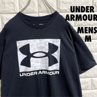 アンダーアーマー(UNDER ARMOUR)のアンダーアーマー　半袖Tシャツ　デカロゴ　メンズMサイズ(Tシャツ/カットソー(半袖/袖なし))