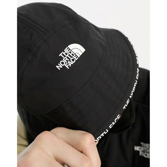 【海外限定】TNF バケットハット 帽子　ユニセックス　大きめサイズ　ブラック