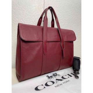 COACH - 【美品】定価7.9万 コーチ メンテ済み ビジネス 2way バッグ