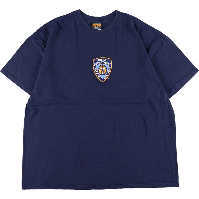 NYPD ニューヨーク市警察 プリントTシャツ メンズXL /eaa341678