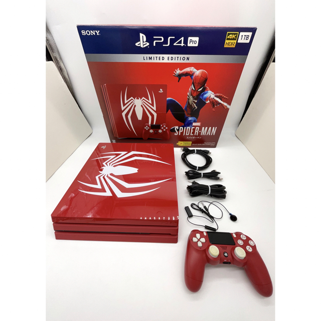 PS4 Pro スパイダーマン リミテッドエディション　  本体　（おまけ付き）