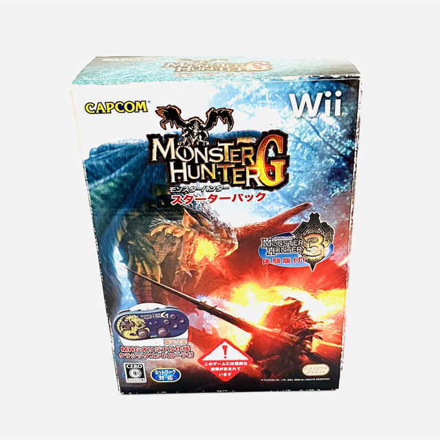 モンスターハンターG スターターパック Wii MONSTER HUNTER G - 家庭用