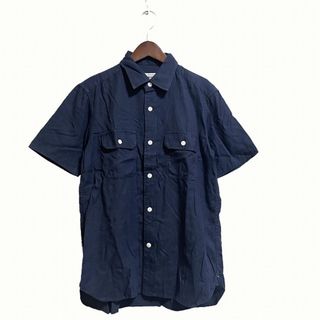 エーグル(AIGLE)のエーグル AIGLE シャツ トップス 無地 S ネイビー 紺(シャツ)