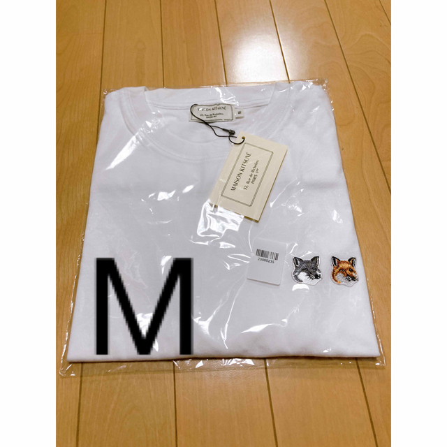 MAISON KITSUNE'(メゾンキツネ)の13 M メゾンキツネ　ダブルフォックス　Tシャツ レディースのトップス(Tシャツ(半袖/袖なし))の商品写真