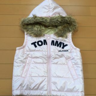 トミーヒルフィガー(TOMMY HILFIGER)のトミーヒルフィガー*ダウンベスト*中綿入り*100〜110*4女の子リバーシブル(ジャケット/上着)