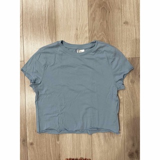 エイチアンドエム(H&M)のH&M ショート丈　Tシャツ　半袖　トップス(Tシャツ(半袖/袖なし))