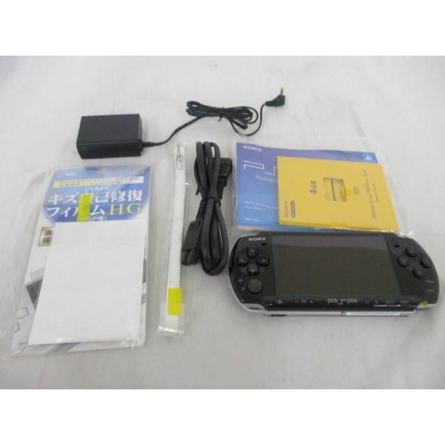 品 ゲーム PSP-3000 本体 ピアノブラック 動作品 充電器付き グッズセット