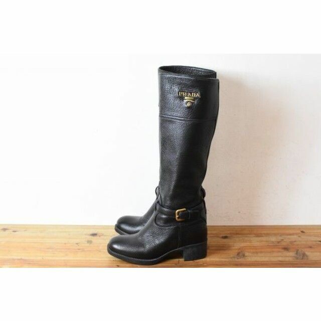 PRADA - AL BX0008 高級 美品 近年モデル PRADA プラダ ロゴ 金具の