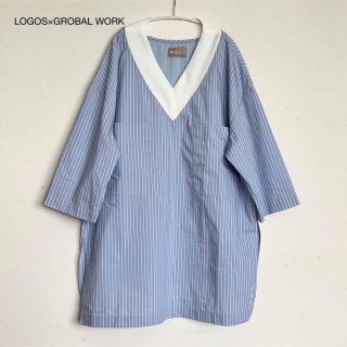 グローバルワーク(GLOBAL WORK)の【新品】LOGOS×GROBAL WORK プルオーバーシャツ(シャツ)