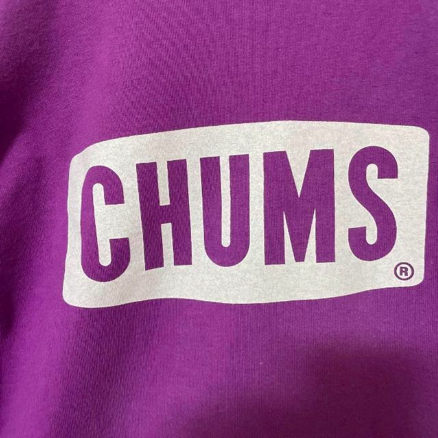 CHUMS(チャムス)のCHUMS ロンT ロゴ パープル シンプル 定番 人気 紫 ユニセックス メンズのトップス(Tシャツ/カットソー(七分/長袖))の商品写真
