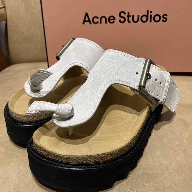 ACNE STUDIOS PLATFORM SANDAL WHITEのサムネイル