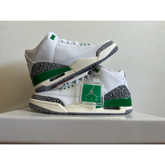 メンズNike WMNS Air Jordan 3 Retro Lucky Green