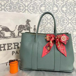 エルメス(Hermes)のぽぽ様専用 HERMES ガーデンパーティPM ネゴンダ エルメスツイリー付き♪(トートバッグ)