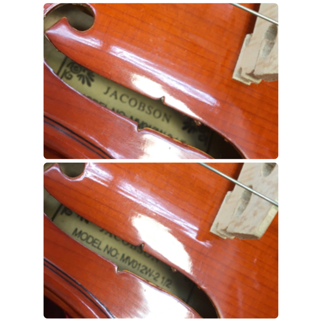 JACOBSON MV012W-2 1/2　バイオリン ハードケース付き 楽器の弦楽器(ヴァイオリン)の商品写真