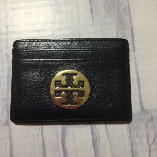 トリバーチ トリーバーチ Tory Burch 定期入れ パスケース 黒 革