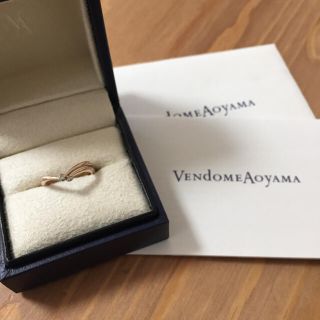 ヴァンドームアオヤマ(Vendome Aoyama)のヴァンドーム青山 18k ピンクゴールド×ダイヤモンド ピンキーリング(リング(指輪))