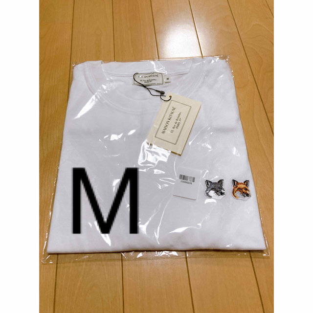 MAISON KITSUNE'(メゾンキツネ)の14 M メゾンキツネ　ダブルフォックス　Tシャツ レディースのトップス(Tシャツ(半袖/袖なし))の商品写真