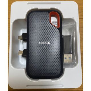 SanDisk - [極美品]SanDisk SSD 外付け 1TB USB3.2Gen2ポータブルの