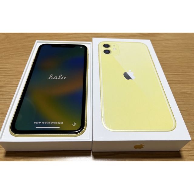 Apple(アップル)のiPhone11  64GB  イエロー　SIMフリー　本体 スマホ/家電/カメラのスマートフォン/携帯電話(スマートフォン本体)の商品写真