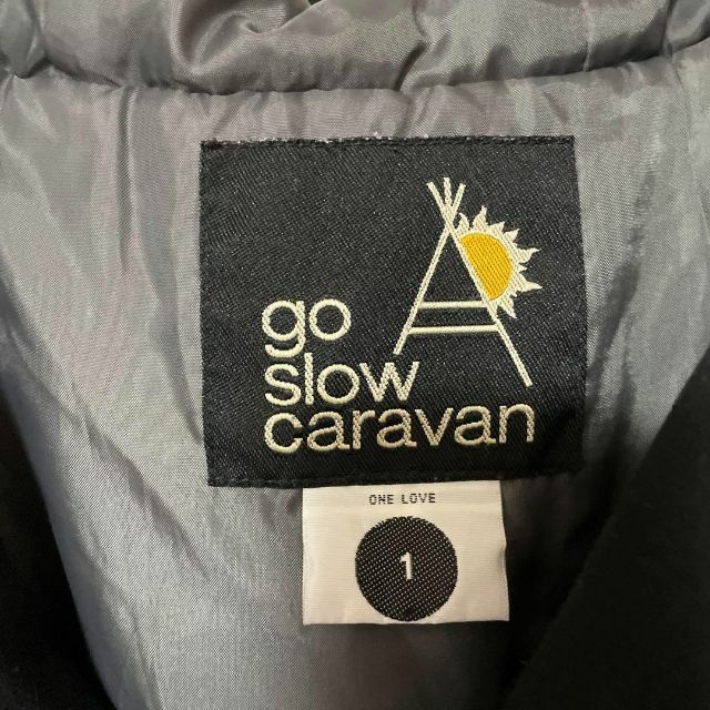 go slow caravan 中綿ピーコート 冬物 フード付き