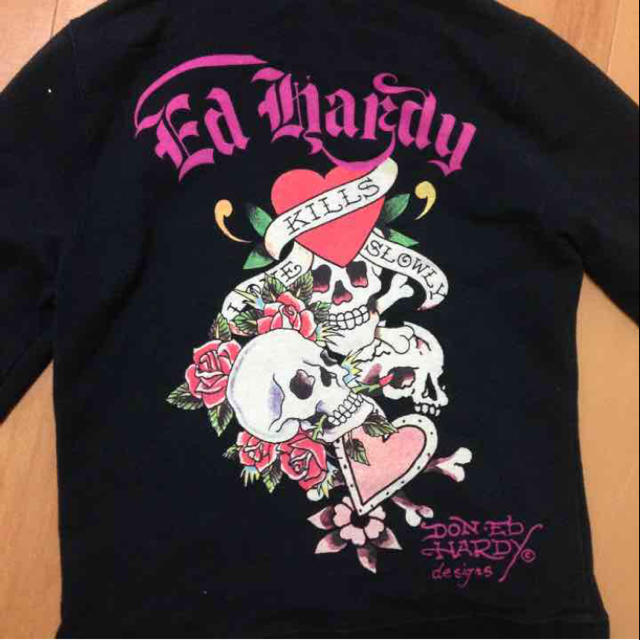 Ed Hardy(エドハーディー)のレア♡edhardyスカルパーカー レディースのトップス(パーカー)の商品写真