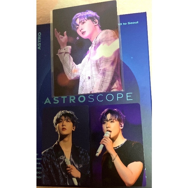 値下げ ASTRO fc限定封入トレカ2種＋ランダムカード ユンサナ エンタメ/ホビーのCD(K-POP/アジア)の商品写真