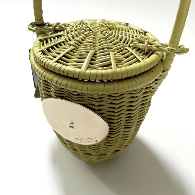 新品 PATOU パトゥ ウィッカー カゴバッグ バケツバッグ 新品 PATOU パトゥ ウィッカー カゴバッグ バケツバッグ