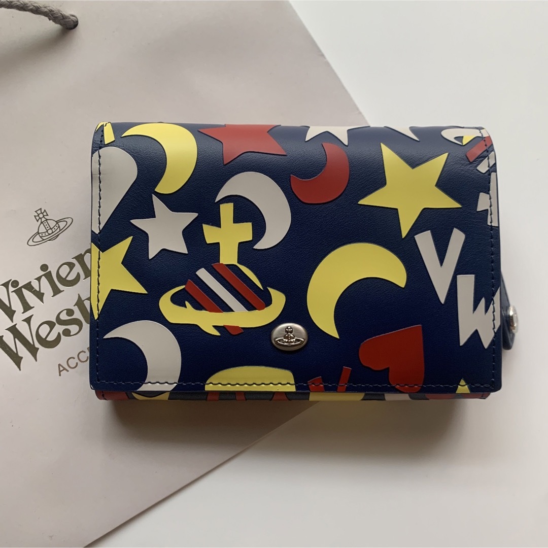 ビビアンウェストウッド新品 未使用 vivienne westwood 二つ折り財布 ヴィヴィアン