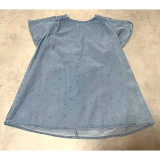 ザラキッズ(ZARA KIDS)のZARA kids ザラキッズ デニム ワンピース チュニック 104 春夏(ワンピース)