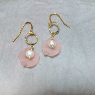 ニッケルフリーピアス（ピンク）(ピアス)