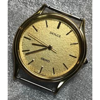 セイコー(SEIKO)の【美品動作品】SEIKO セイコー Dolce ドルチェ クォーツ式　腕時計(腕時計(アナログ))